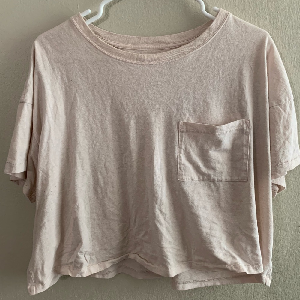 Everlane Cropped T-shirt w/ pocket